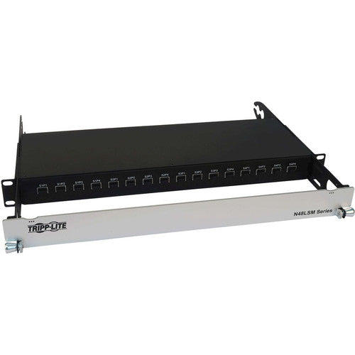 Tripp Lite by Eaton N48LSM-16X16 Spine-Leaf MPO Panel, 16 x 16 Ports, 1U N48LSM-16X16