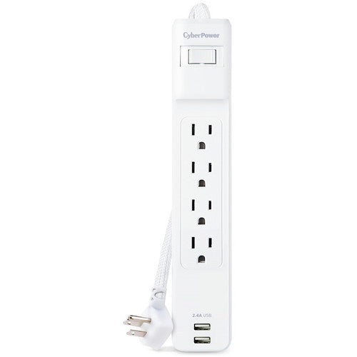 CyberPower Home Office P406U 4-Outlet Surge Suppressor/Protector P406U