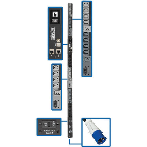 Tripp Lite by Eaton PDU3EVSR6G60 30-Outlet PDU PDU3EVSR6G60