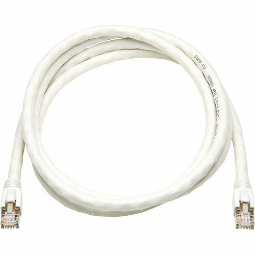 Tripp Lite by Eaton Cat8 40G Snagless SSTP Ethernet Cable (RJ45 M/M), PoE, White, 7 ft. (2.1 m) N272-F07-WH