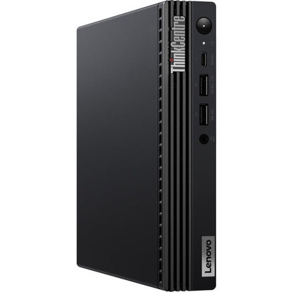 Lenovo ThinkCentre M80q Gen 3 11U1004EUS Desktop Computer - Intel Core i7 12th Gen i7-12700T Dodeca-core (12 Core) 1.40 GHz - 16 GB RAM DDR5 SDRAM - 512 GB M.2 PCI Express NVMe 4.0 x4 SSD - Tiny - Black 11U1004EUS