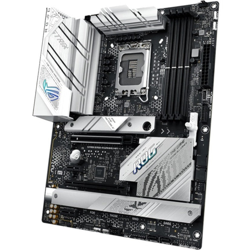 Asus ROG Strix STRIX B760-A GAMING WIFI Gaming Desktop Motherboard - Intel B760 Chipset - Socket LGA-1700 - ATX ROG STRIX B760-A GAMING WIFI