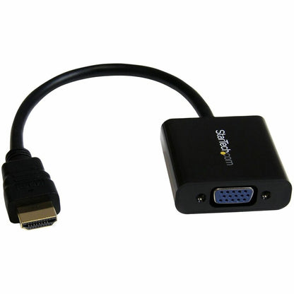 StarTech.com HDMI to VGA Adapter - 1080p - 1920 x 1080 - Black - HDMI Converter - VGA to HDMI Monitor Adapter HD2VGAE2