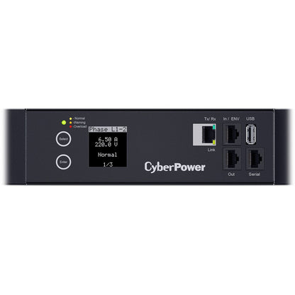 PDU surveillé CyberPower PDU33110 triphasé 200 - 240 VCA 60 A PDU33110