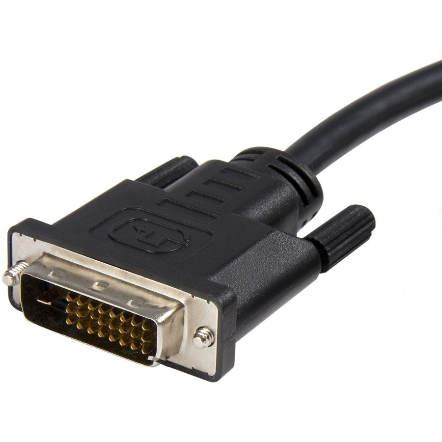 StarTech.com 10ft (3m) DisplayPort to DVI Cable, DisplayPort to DVI-D Adapter/Converter Cable, 1080p Video, DP 1.2 to DVI Monitor Cable DP2DVIMM10