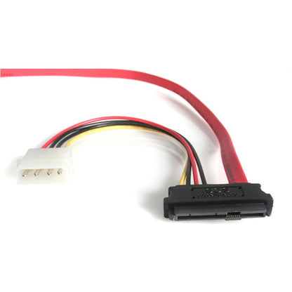 StarTech.com S18in SAS 29 Pin to SATA Cable with LP4 Power SAS729PW18