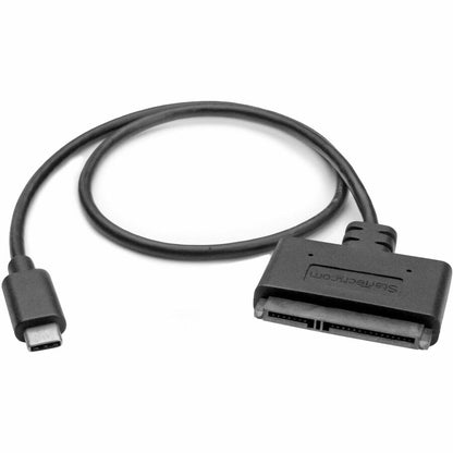 StarTech.com USB C To SATA Adapter - for 2.5" SATA Drives - UASP - External Hard Drive Cable - USB Type C to SATA Adapter USB31CSAT3CB