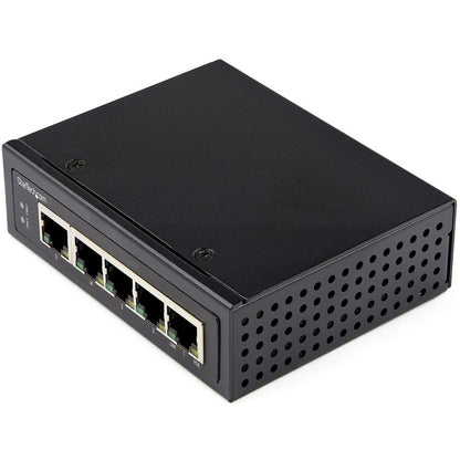 StarTech.com Industrial 5 Port Gigabit PoE Switch 30W - Power Over Ethernet Switch - GbE POE+ Network Switch - Unmanaged - IP-30 IESC1G50UP