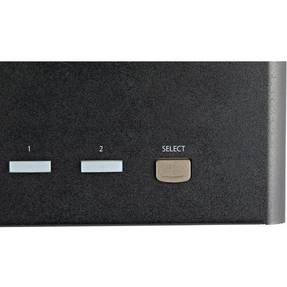 StarTech.com 2 Port Quad Monitor DisplayPort KVM Switch 4K 60Hz UHD HDR, DP 1.2 KVM Switch, 2 Port USB 3.0 Hub, 4x USB HID, Audio, Hotkey SV231QDPU34K