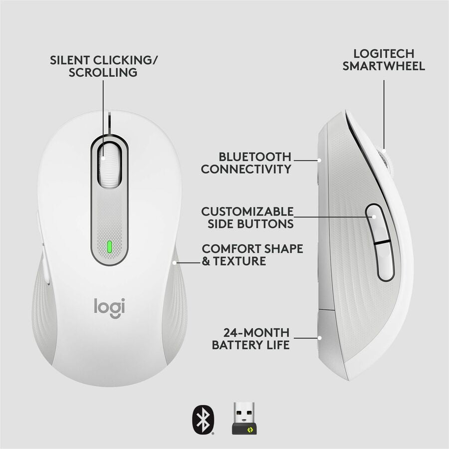 Logitech Signature M650 for Business (Off-White) - Brown Box 910-006273