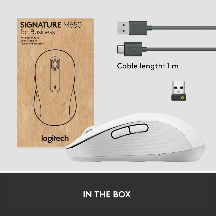 Logitech Signature M650 for Business (Off-White) - Brown Box 910-006273