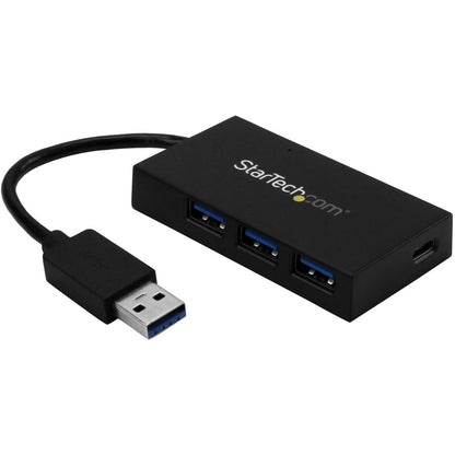 StarTech.com 4 Port USB 3.0 Hub - USB Type-A to 1x USB-C & 3x USB-A SuperSpeed 5Gbps - USB Bus Powered - Portable/Laptop USB 3.2 Gen 1 Hub HB30A3A1CFB