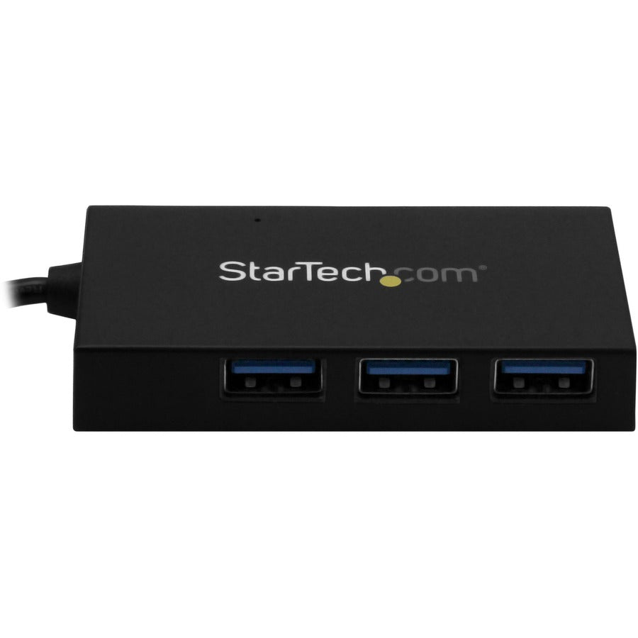 StarTech.com 4 Port USB 3.0 Hub - USB Type-A to 1x USB-C & 3x USB-A SuperSpeed 5Gbps - USB Bus Powered - Portable/Laptop USB 3.2 Gen 1 Hub HB30A3A1CFB