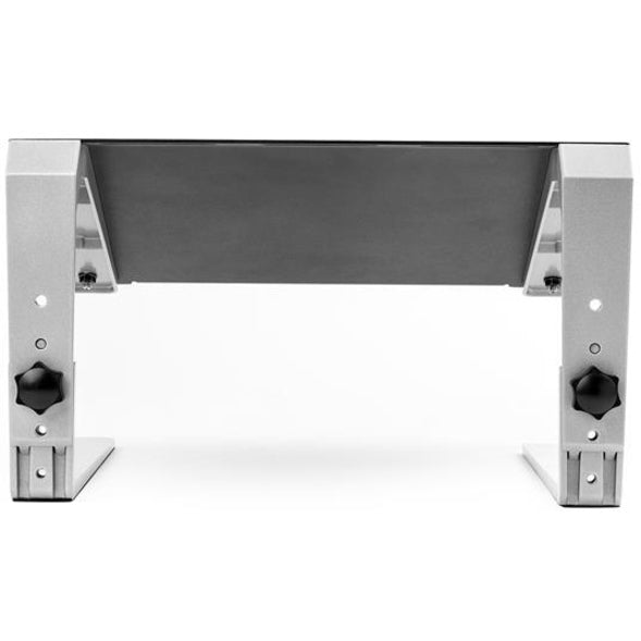 StarTech.com Adjustable Laptop Stand - Heavy Duty Steel & Aluminum - 3 Height Settings - Tilted - Ergonomic Laptop Riser for Desk (LTSTND) LTSTND