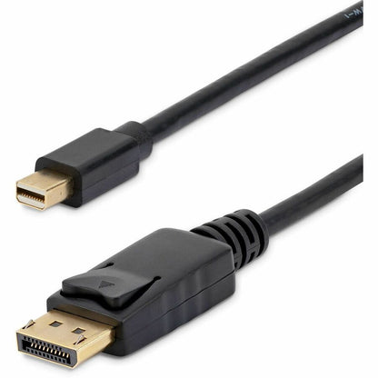 StarTech.com 6ft Mini DisplayPort to DisplayPort 1.2 Cable, 4K x 2K mDP to DisplayPort Adapter Cable, Mini DP to DP Cable for Monitor MDP2DPMM6