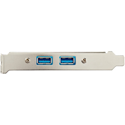 StarTech.com 2 Port USB 3.0 (5Gbps) A Female Slot Plate Adapter USB3SPLATE