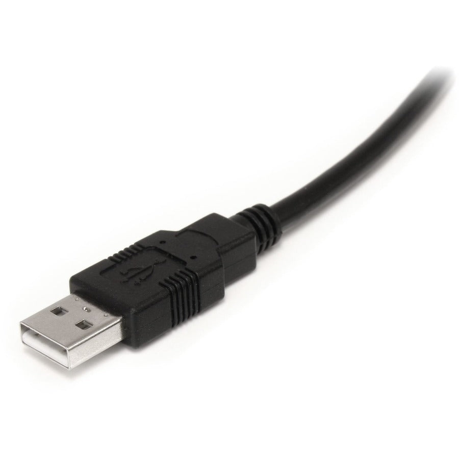 StarTech.com 9 m / 30 ft Active USB A to B Cable - M/M - Black USB 2.0 A to B Cord - Printer Cable - Extension USB Cable (USB2HAB30AC) USB2HAB30AC