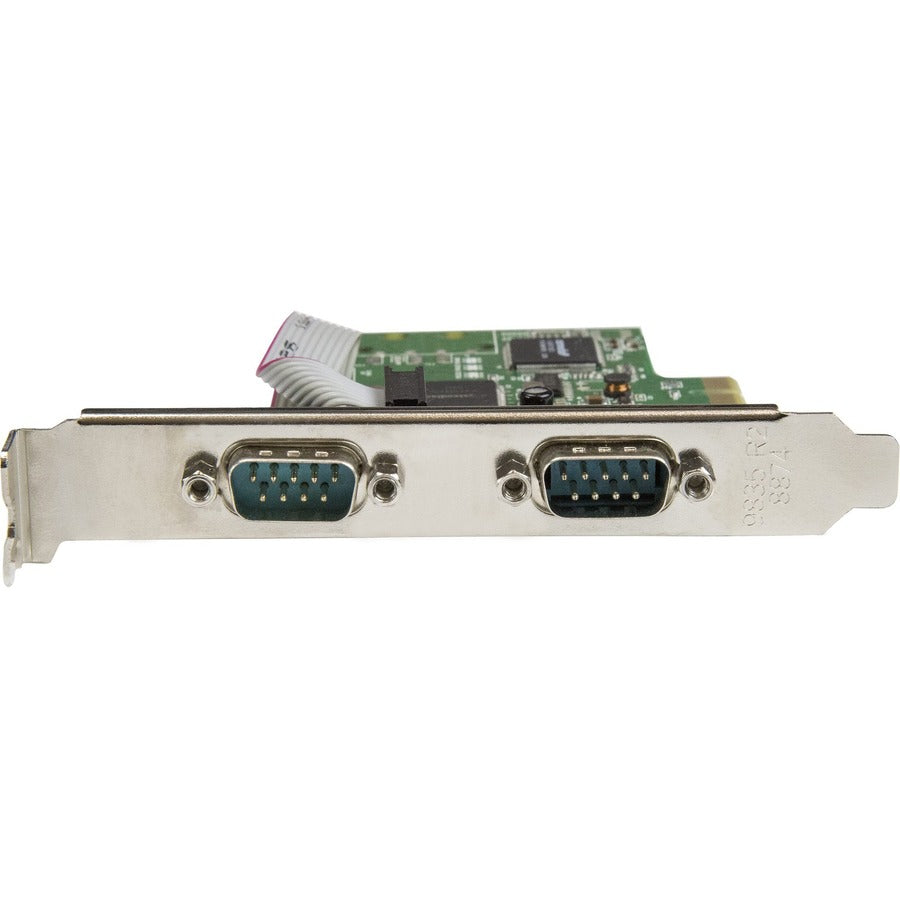 StarTech.com PCI Express Serial Card - 2 port - Dual Channel 16C1050 UART - Serial Port PCIe Card - Serial Expansion Card PEX2S1050