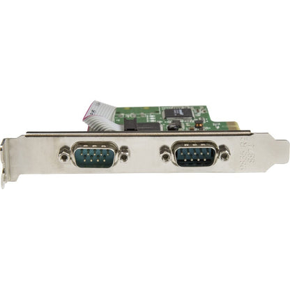 StarTech.com PCI Express Serial Card - 2 port - Dual Channel 16C1050 UART - Serial Port PCIe Card - Serial Expansion Card PEX2S1050