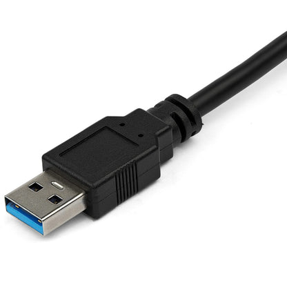 StarTech.com USB 3.0 to Gigabit Network Adapter with Built-In 2-Port USB Hub - Native Driver Support (Windows, Mac and Chrome OS) USB31000S2H