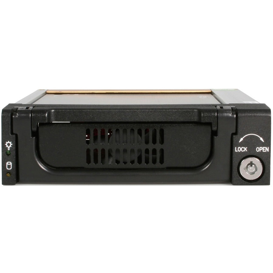 StarTech.com Aluminum Black SATA Hard Drive Drawer - Storage mobile rack - black DRW150SATBK