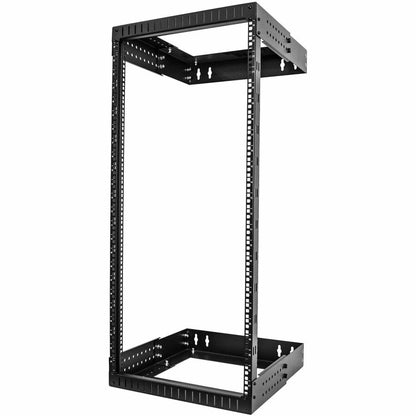 StarTech.com 2-Post 24U Heavy-Duty Wall Mount Network Rack, 19" Open Frame Server Rack with Adjustable Depth, Data Rack for IT Equipment~ RACK-24U-20-WALL-OA