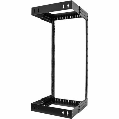 StarTech.com 2-Post 24U Heavy-Duty Wall Mount Network Rack, 19" Open Frame Server Rack with Adjustable Depth, Data Rack for IT Equipment~ RACK-24U-20-WALL-OA