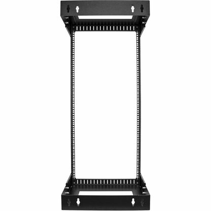 StarTech.com 2-Post 24U Heavy-Duty Wall Mount Network Rack, 19" Open Frame Server Rack with Adjustable Depth, Data Rack for IT Equipment~ RACK-24U-20-WALL-OA