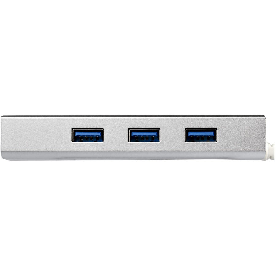 StarTech.com 3-Port USB Hub with Ethernet, USB-A Ports, Gigabit Ethernet/GbE, USB 5Gbps, Bus-Powered, Portable Laptop USB 3.0 Hub ST3300G3UA