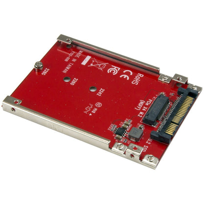 StarTech.com M.2 to U.2 Adapter - M.2 Drive to U.2 (SFF-8639) Host Adapter for M.2 PCIe NVMe SSDs - M.2 Drive Adapter - M.2 PCIe SSD Adapter U2M2E125