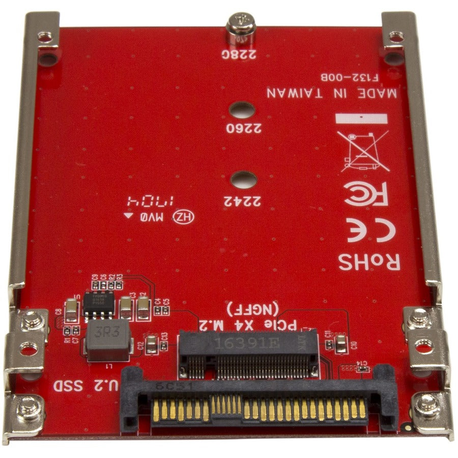 StarTech.com M.2 to U.2 Adapter - M.2 Drive to U.2 (SFF-8639) Host Adapter for M.2 PCIe NVMe SSDs - M.2 Drive Adapter - M.2 PCIe SSD Adapter U2M2E125