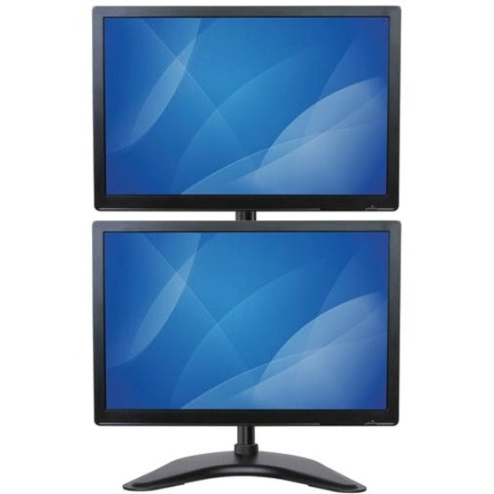 StarTech.com Vertical Dual Monitor Stand, Heavy Duty Steel, Monitors up to 27" (22lb/10kg), Vesa Monitor, Computer Monitor Stand ARMBARDUOV