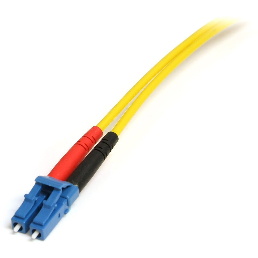 StarTech.com 1m Fiber Optic Cable - Single-Mode Duplex 9/125 LSZH Fiber Jumper Cord - LC/SC SMFIBLCSC1