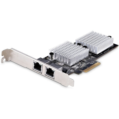 StarTech.com 2-Port 10Gbps PCIe Network Adapter Card, Network Card for PC/Server, PCIe Ethernet Card w/Jumbo Frame, NIC/LAN Interface Card ST10GSPEXNDP2