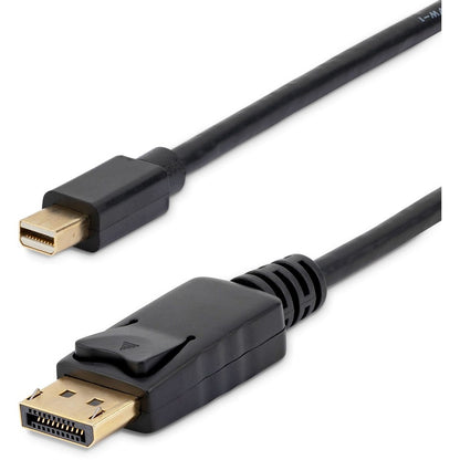 StarTech.com 6ft Mini DisplayPort to DisplayPort 1.2 Cable, 10 Pack, 4K x 2K mDP to DisplayPort Adapter Cable, Mini DP to DP Cord MDP2DPMM610PK