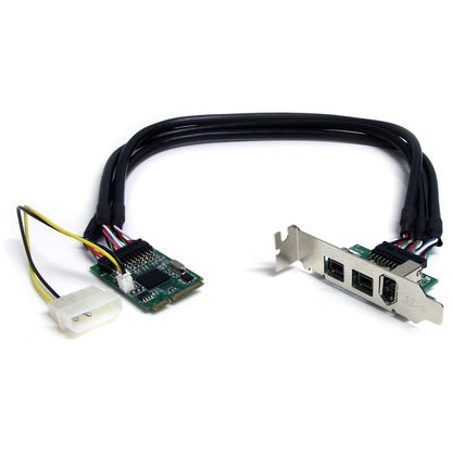 StarTech.com 3 Port 2b 1a 1394 Mini PCI Express FireWire Card Adapter MPEX1394B3