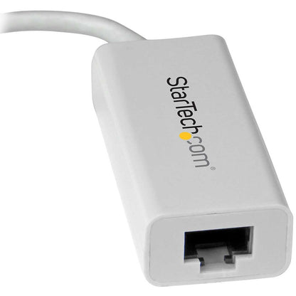 StarTech.com USB-C to Gigabit Ethernet Adapter - White - Thunderbolt 3 Port Compatible - USB Type C Network Adapter US1GC30W