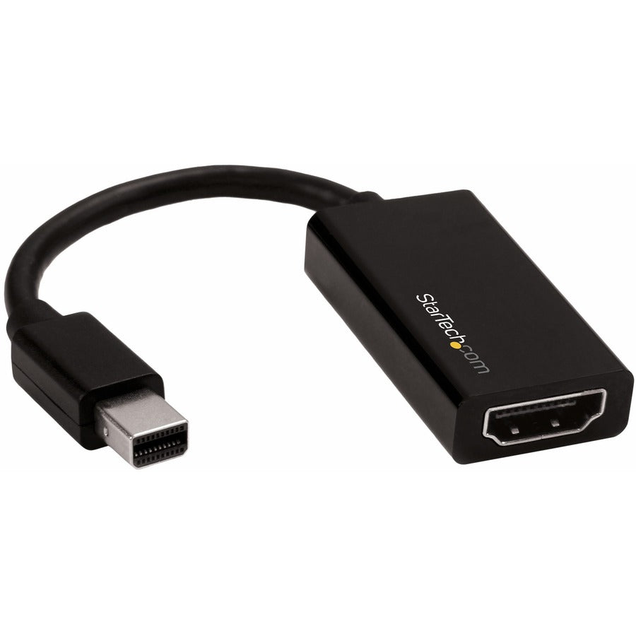 StarTech.com Mini DisplayPort to HDMI Adapter, Active Mini DP 1.4 to HDMI 2.0 Video Converter for Monitor/Display, 4K 60Hz, mDP to HDMI MDP2HD4K60S