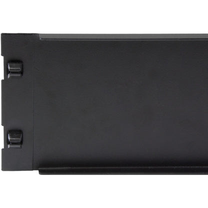 StarTech.com Blanking Panel - 2U - 19in - Tool-less - Steel - Black - TAA Compliant - Blank Rack Panel - Filler Panel RKPNLTL2U