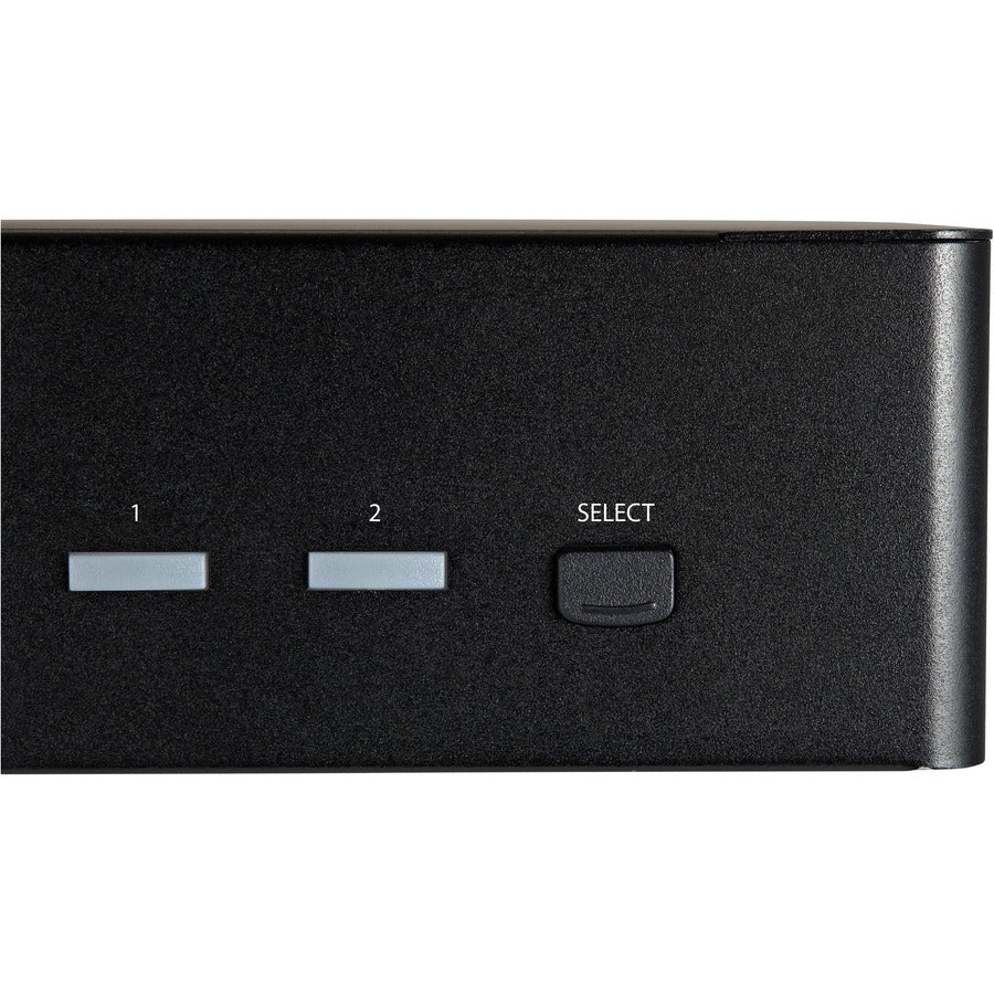 StarTech.com 2 Port Dual Monitor HDMI KVM Switch, 4K 60Hz HDMI 2.0 UHD HDR, 2 Port USB 3.0 Hub, 4x USB HID, Audio, Hotkey Switching, TAA SV231DHU34K6