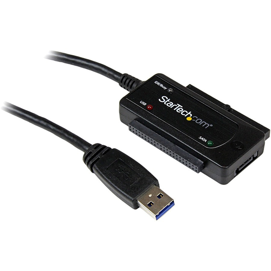 StarTech.com USB 3.0 to SATA or IDE Hard Drive Adapter Converter USB3SSATAIDE