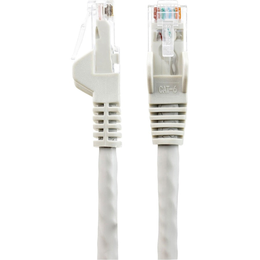 StarTech.com 30ft (9m) CAT6 Ethernet Cable, LSZH (Low Smoke Zero Halogen) 10 GbE Snagless 100W PoE UTP RJ45 Gray Network Patch Cord, ETL N6LPATCH30GR