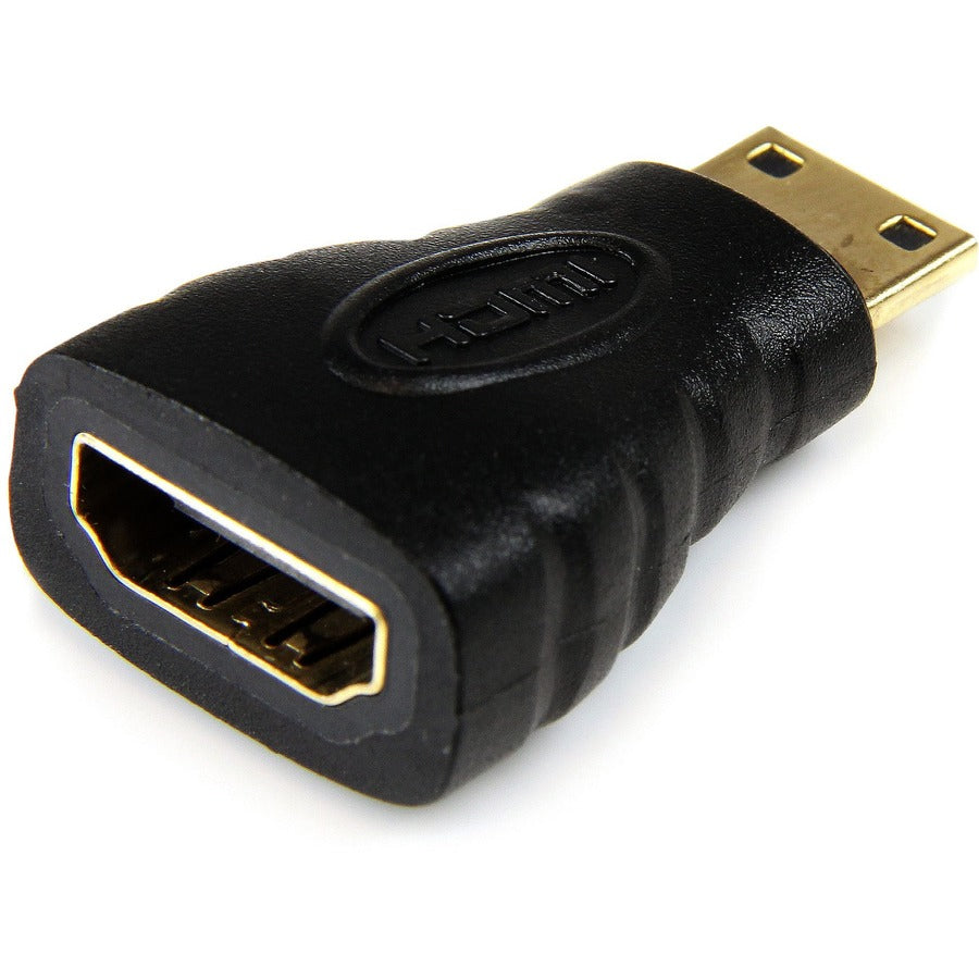 StarTech.com Mini HDMI to HDMI Adapter, 4K High Speed HDMI Adapter, 4K 30Hz Ultra HD High Speed HDMI Adapter, UHD Mini HDMI Adapter 4K HDACFM