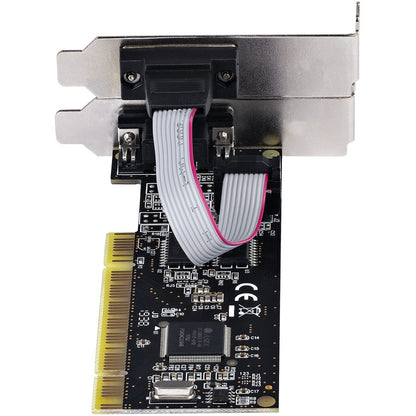 StarTech.com 2-Port PCI RS232 Serial Adapter Card, Dual Serial DB9 Ports, Expansion/Controller Card, Windows/Linux, Standard/Low Profile PCI2S5502