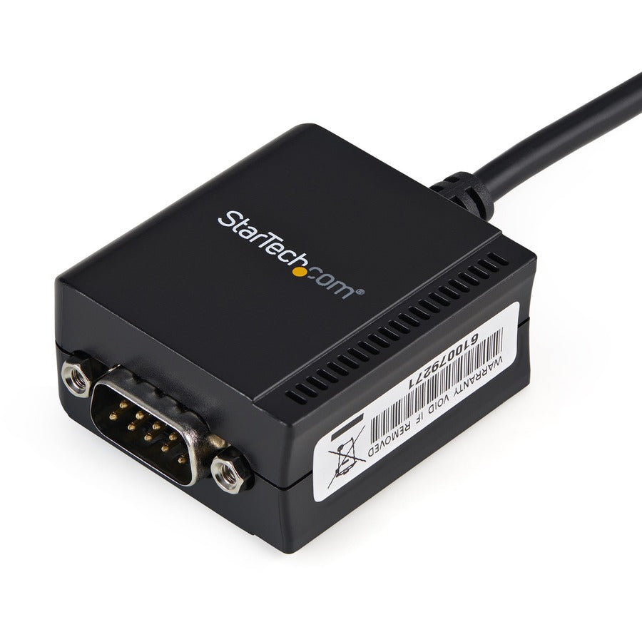 StarTech.com USB to Serial Adapter - 1 port - USB Powered - FTDI USB UART Chip - DB9 (9-pin) - USB to RS232 Adapter ICUSB2321F