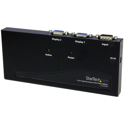 StarTech.com 2 Port High Resolution VGA Video Splitter - 350 MHz ST122PRO