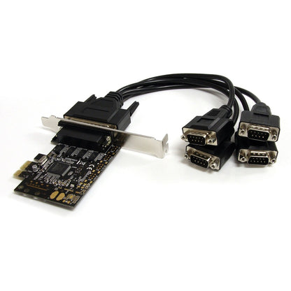 StarTech.com 4 Port PCI Express Serial Card w/ Breakout Cable PEX4S553B