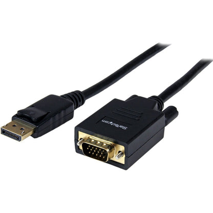 StarTech.com 6ft (1.8m) DisplayPort to VGA Cable, Active DisplayPort to VGA Adapter Cable, 1080p Video, DP to VGA Monitor Converter Cable DP2VGAMM6