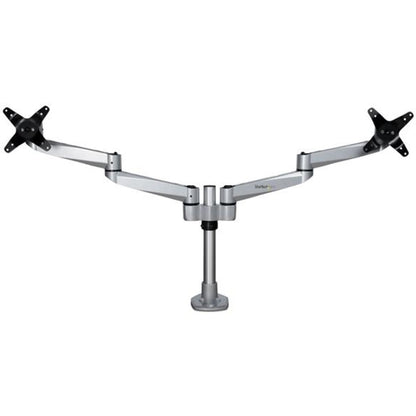 StarTech.com Desk Mount Dual Monitor Arm, Premium Articulating Desktop VESA Mount up to 27" (17.6lb/8kg) Displays, Height Adjustable ARMDUALPS