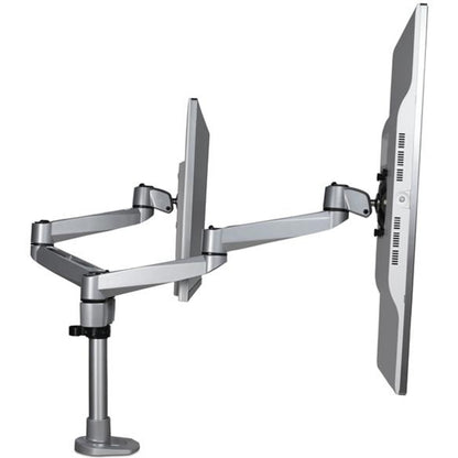 StarTech.com Desk Mount Dual Monitor Arm, Premium Articulating Desktop VESA Mount up to 27" (17.6lb/8kg) Displays, Height Adjustable ARMDUALPS